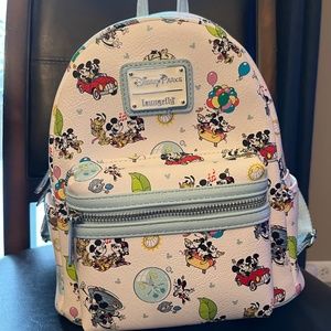 Mickey and Minnie Runaway Railroad Loungefly Backpack